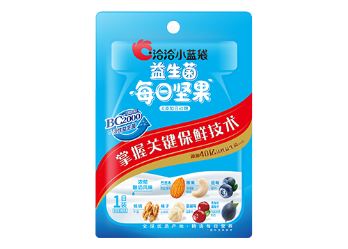 亚美国际小蓝袋益生菌每日坚果